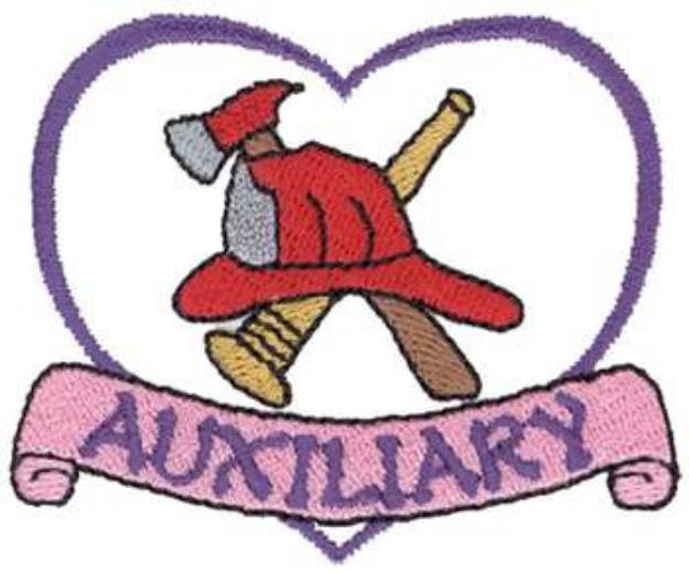 Picture of Auxiliary Logo Machine Embroidery Design