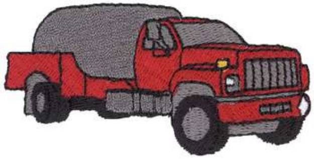 Picture of Fuel Oil Truck Machine Embroidery Design