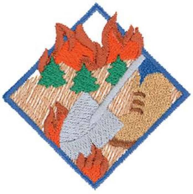 Picture of Bush Firefighting Logo Machine Embroidery Design