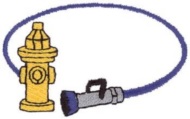 Picture of Hydrant Border Machine Embroidery Design