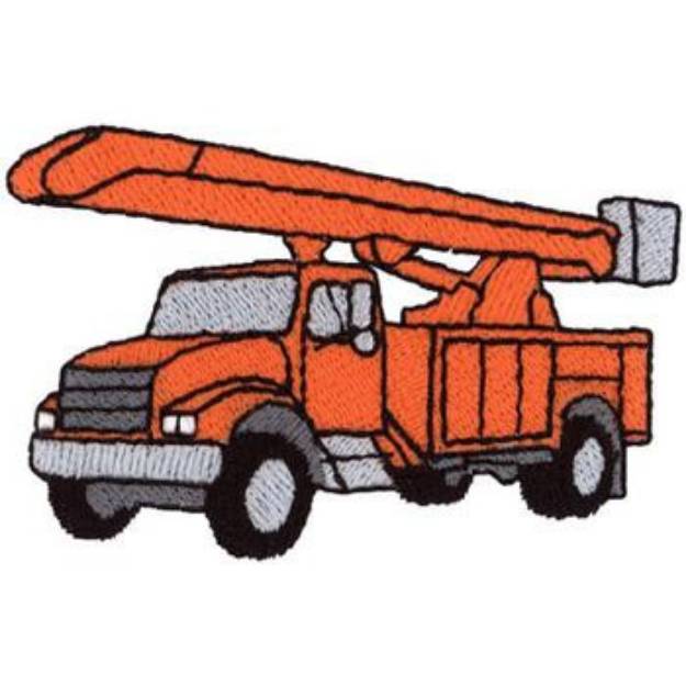 Picture of Ulility Truck Machine Embroidery Design