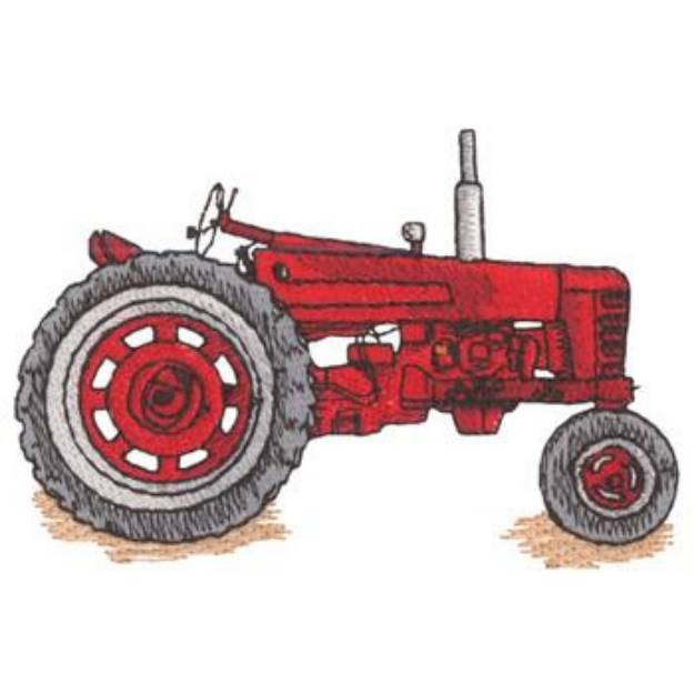 Picture of Classic Tractor Machine Embroidery Design