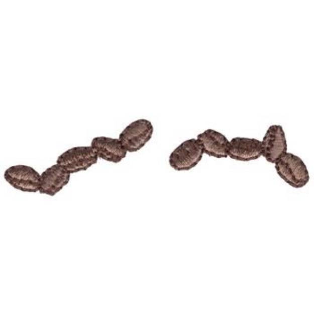 Picture of Coffee Beans Machine Embroidery Design