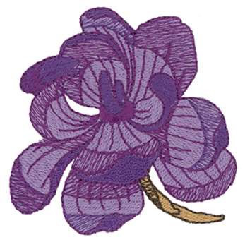 Magnolia Blossom Machine Embroidery Design