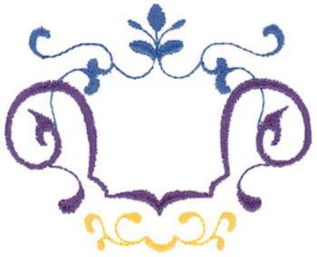 Picture of Border For 1" Letter Machine Embroidery Design