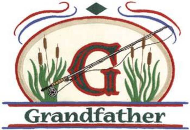 Picture of Grandfather Applique Machine Embroidery Design