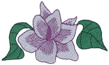 Magnolia Machine Embroidery Design