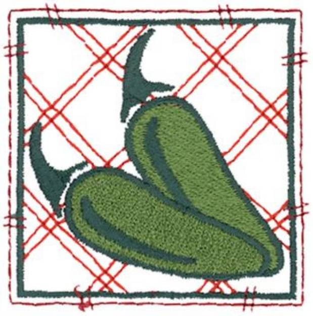 Picture of Jalapeno Machine Embroidery Design