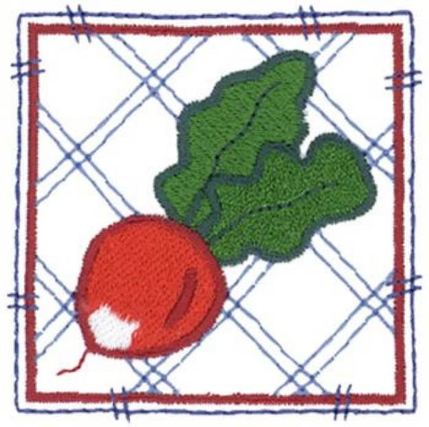 Picture of Radish Machine Embroidery Design