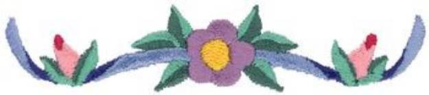 Picture of Ribbon & Flowers Machine Embroidery Design