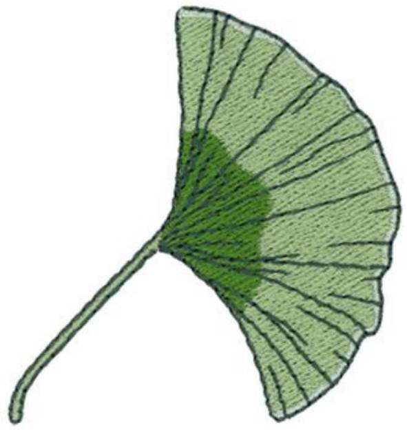 Picture of Ginkgo Leaf Machine Embroidery Design