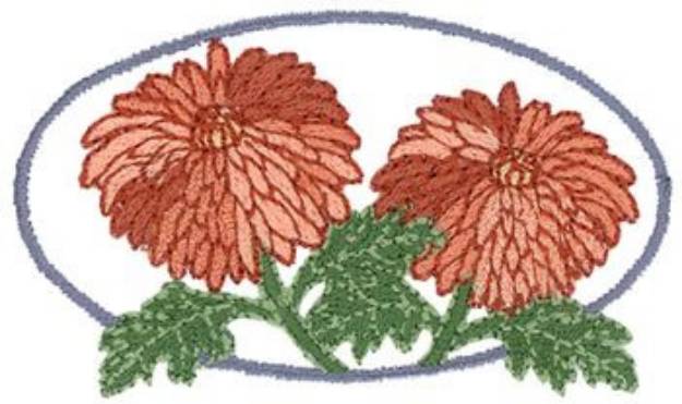 Picture of Chrysanthemum Machine Embroidery Design