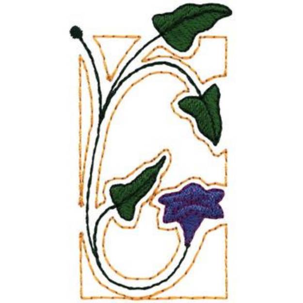 Picture of Morning Glory Machine Embroidery Design