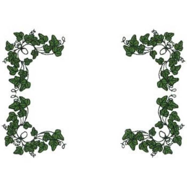 Picture of Ivy Border Machine Embroidery Design