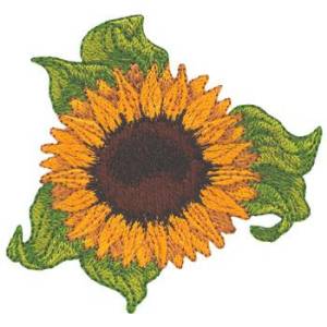 Picture of Sunflower Machine Embroidery Design