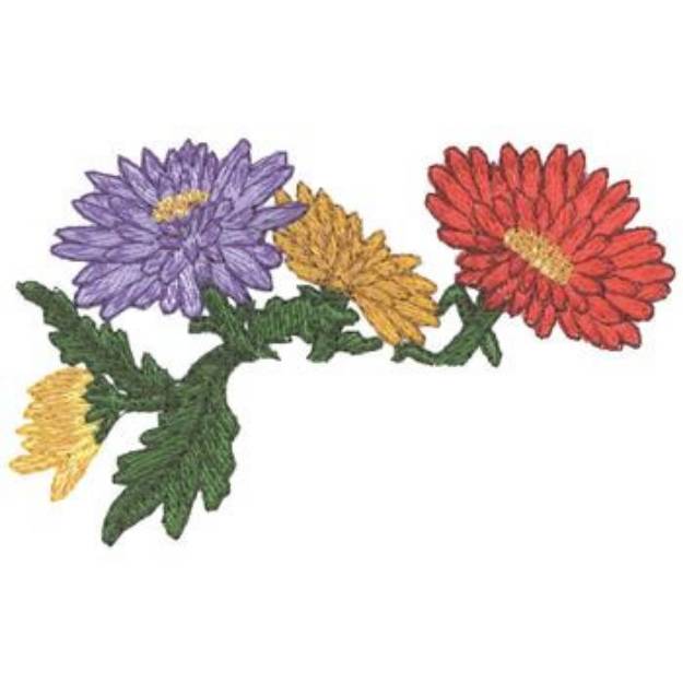 Picture of Chrysanthemum Machine Embroidery Design