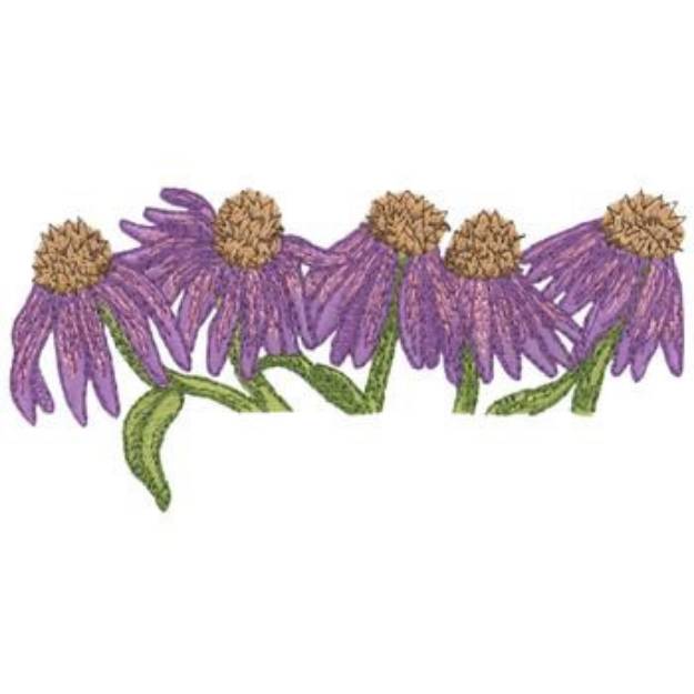 Picture of Coneflower Topper Machine Embroidery Design