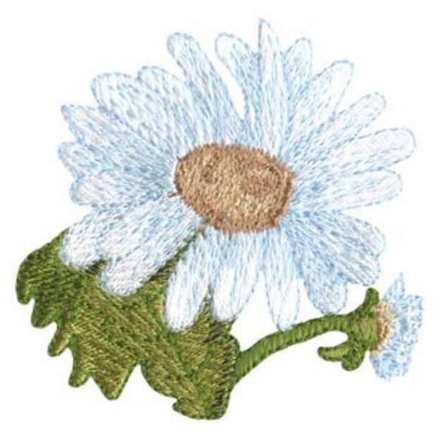 Picture of Daisy Machine Embroidery Design