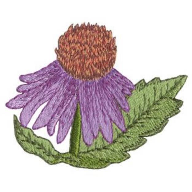 Picture of Coneflower Machine Embroidery Design