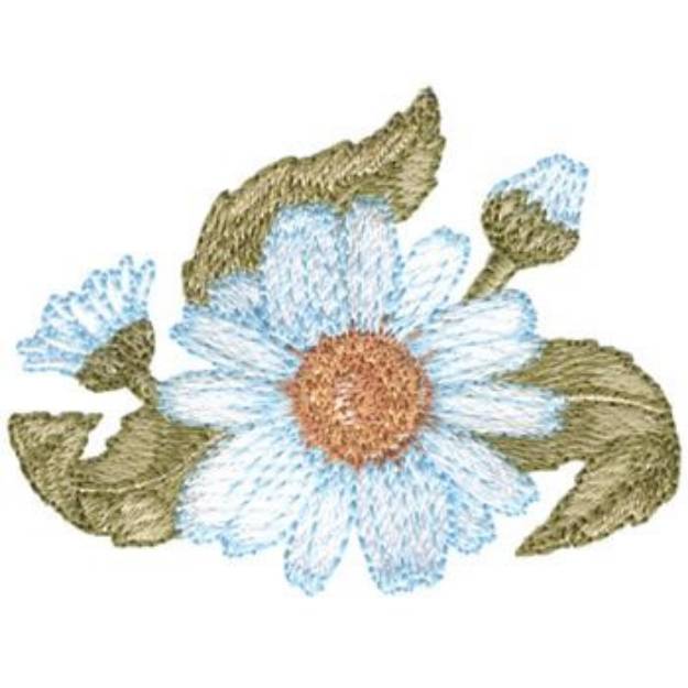 Picture of Daisy Machine Embroidery Design