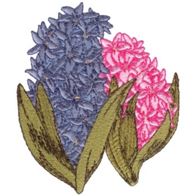 Picture of Hyacinth Machine Embroidery Design