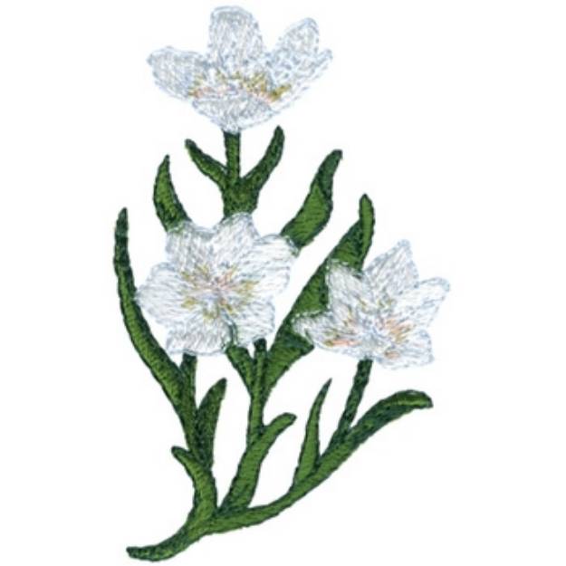 Picture of Snowdon Lily Machine Embroidery Design