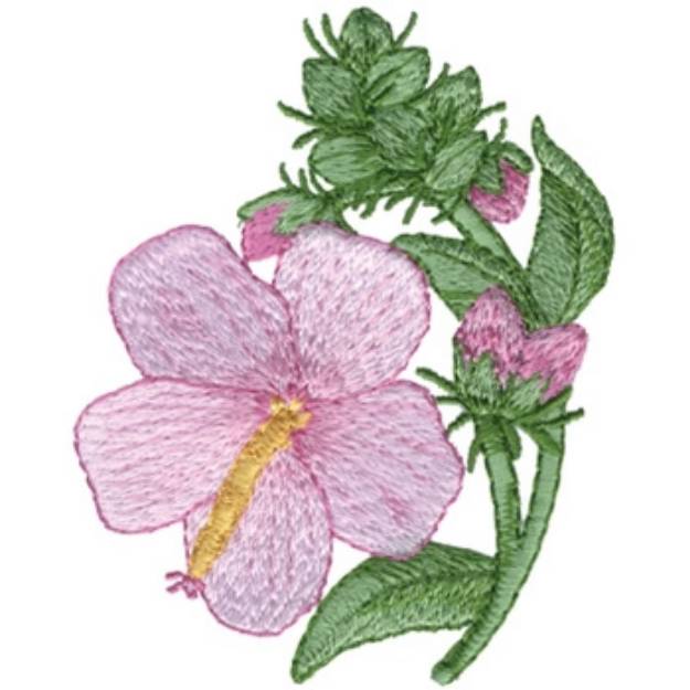 Picture of Seashore Mallow Machine Embroidery Design