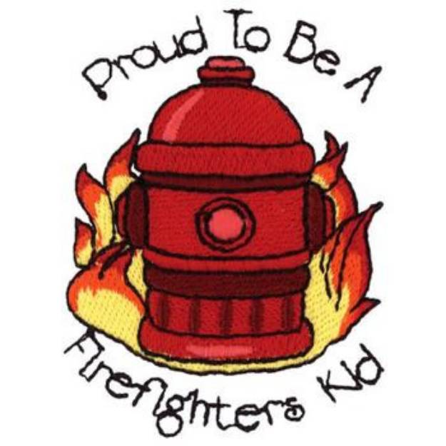 Picture of Firefighters Kid Machine Embroidery Design