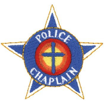 Police Chaplain Machine Embroidery Design
