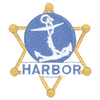 Harbor Police Machine Embroidery Design