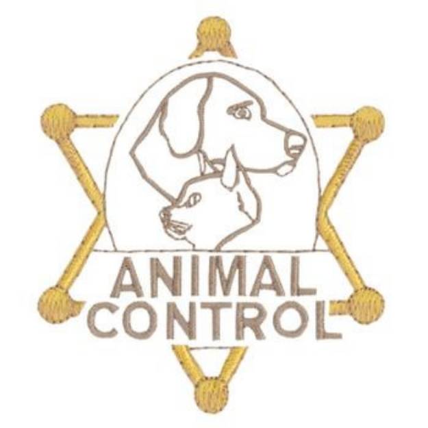 Picture of Animal Control Machine Embroidery Design