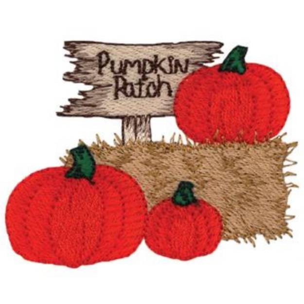 Picture of Pumpkin Patch Machine Embroidery Design