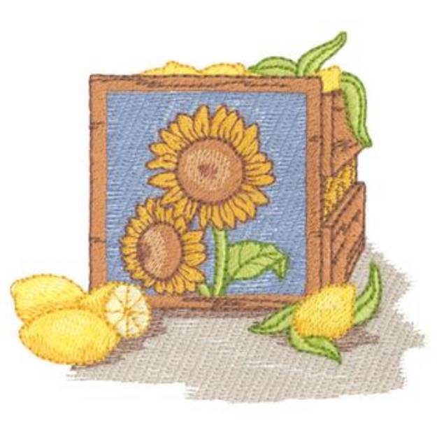 Picture of Lemon Crate Machine Embroidery Design