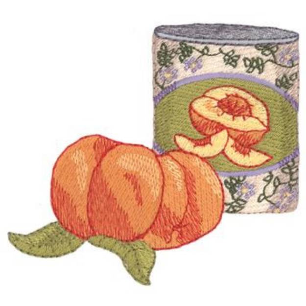 Picture of Peaches Machine Embroidery Design