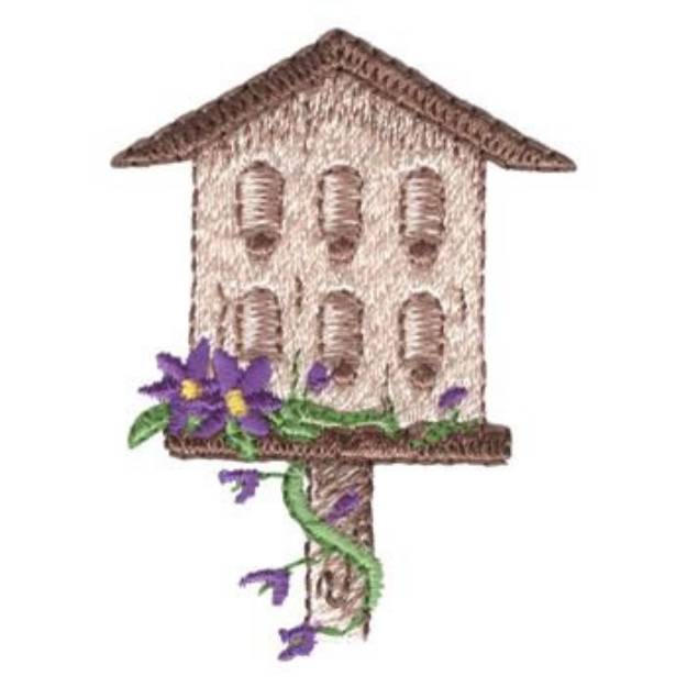 Picture of Bird Hotel Machine Embroidery Design