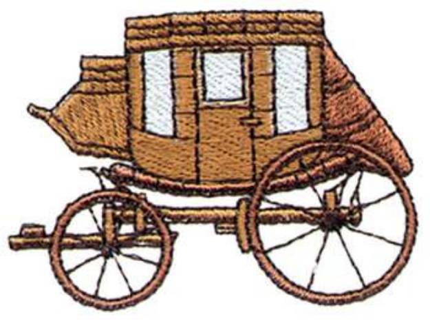 Picture of Stagecoach Machine Embroidery Design