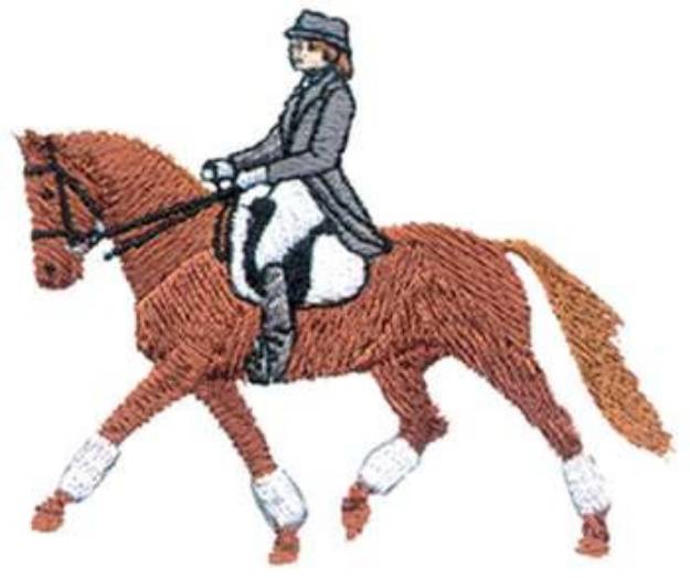 Picture of Female Dressage Machine Embroidery Design