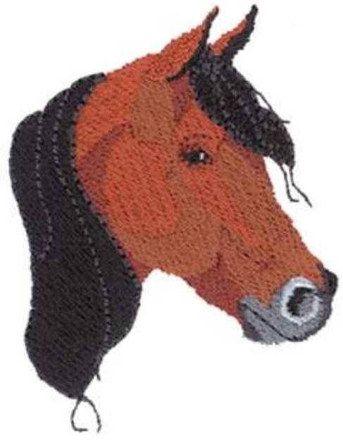 Picture of Arabian Head Machine Embroidery Design