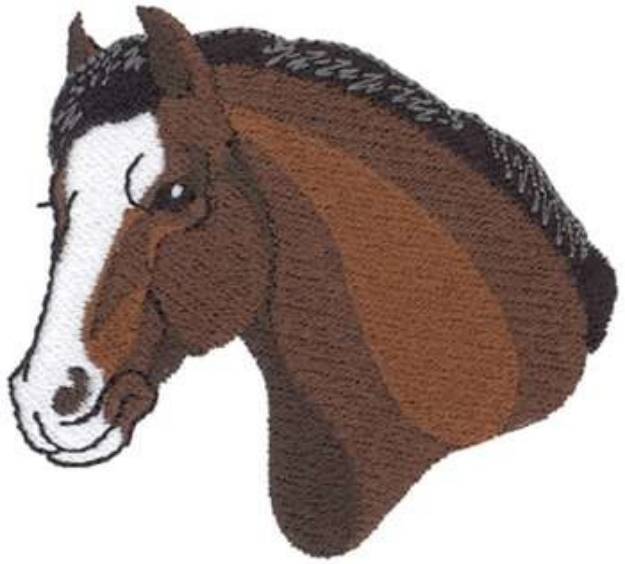 Picture of Clydesdale Head Machine Embroidery Design