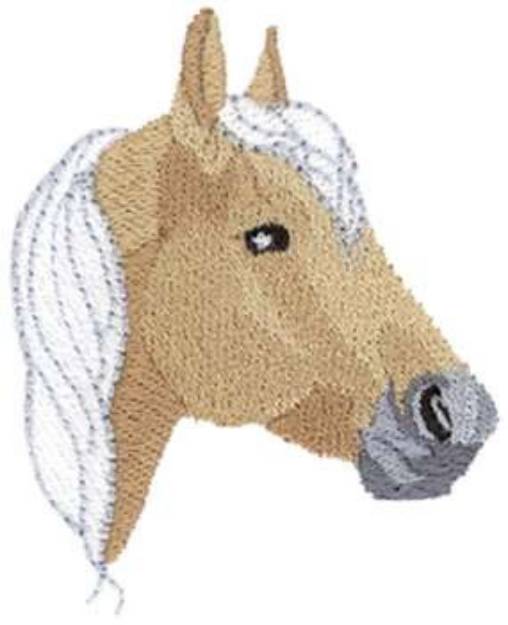 Picture of Palomino Head Machine Embroidery Design