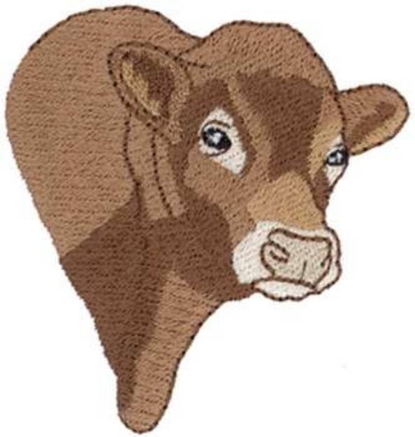 Picture of Limousin Head Machine Embroidery Design