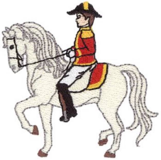 Picture of Lipizzaner Horse & Rider Machine Embroidery Design