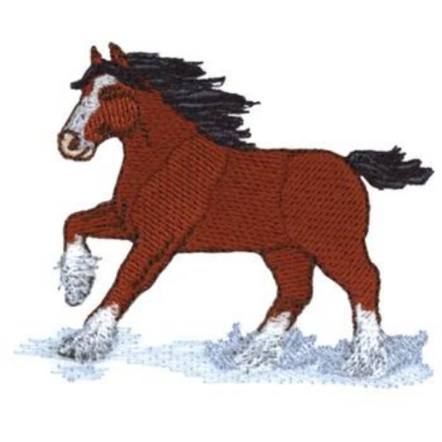 Picture of Clydesdale Machine Embroidery Design