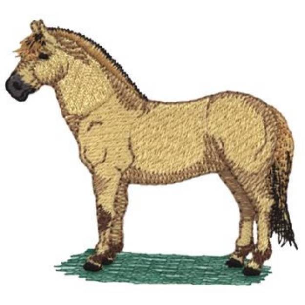 Picture of Fjord Horse Machine Embroidery Design