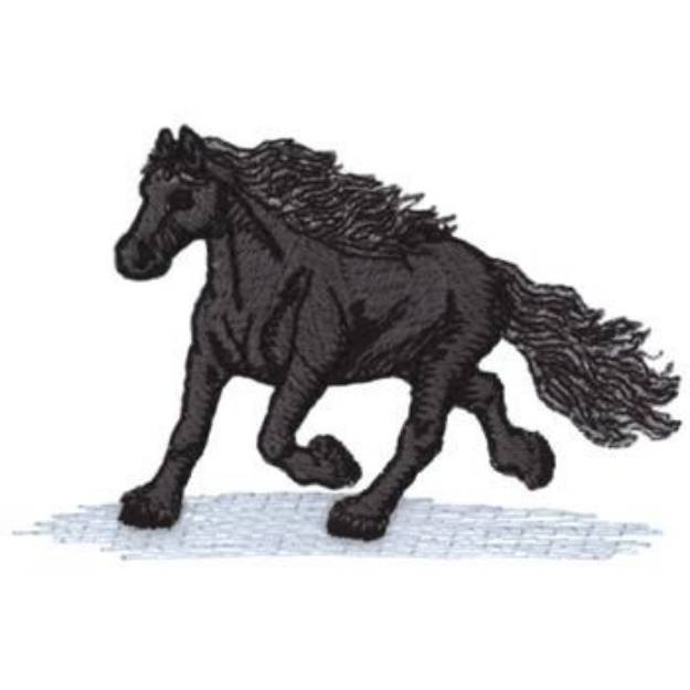 Picture of Friesian Horse Machine Embroidery Design