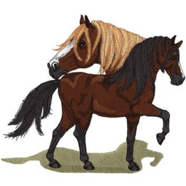 Picture of Peruvian Paso Machine Embroidery Design