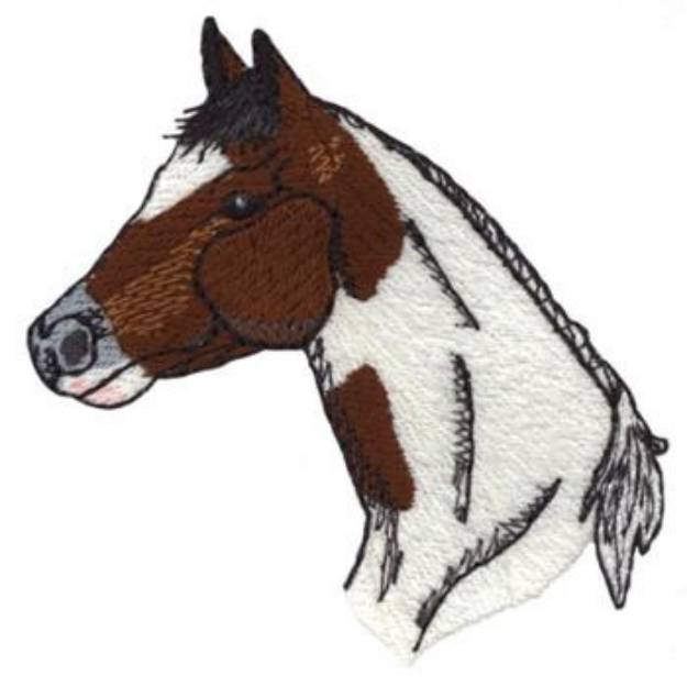 Picture of Spotted Saddle Horse Machine Embroidery Design