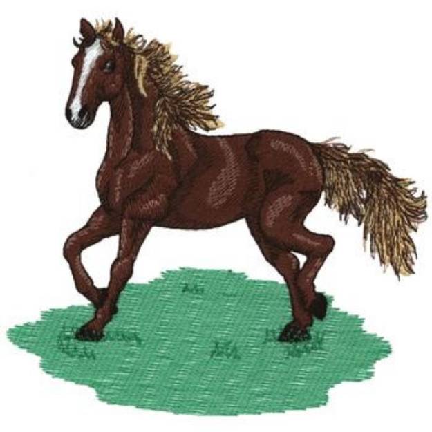 Picture of Saddlebred Horse Machine Embroidery Design