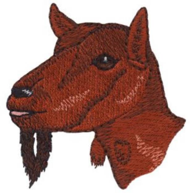 Picture of Oberhasli Goat Machine Embroidery Design