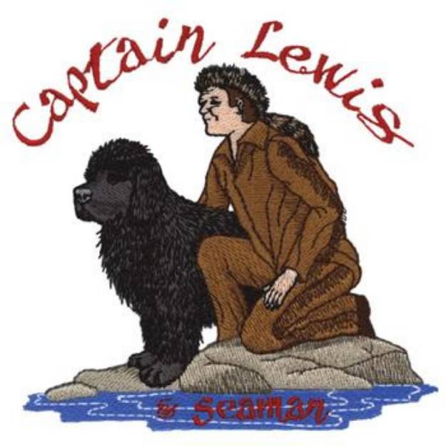 Picture of Capt. Lewis & Seaman Machine Embroidery Design